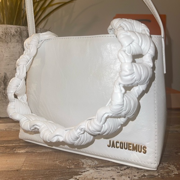 ❌SOLD❌ Jacquemus White 'Le Sac Noeud' Tote- BRAND NEW - Picture 2 of 9